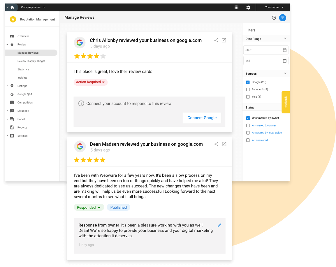 ai vs human: reputation management