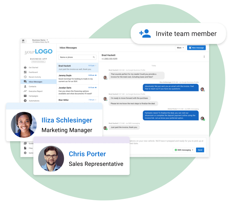 Vendasta AI Web Chat Feature - white-label chat software