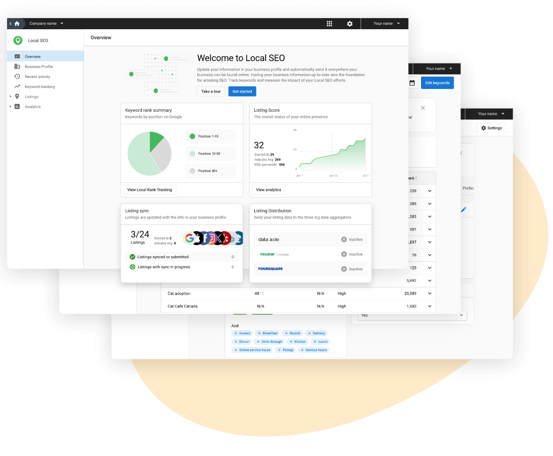 white label seo reporting tool: local SEO reportinh