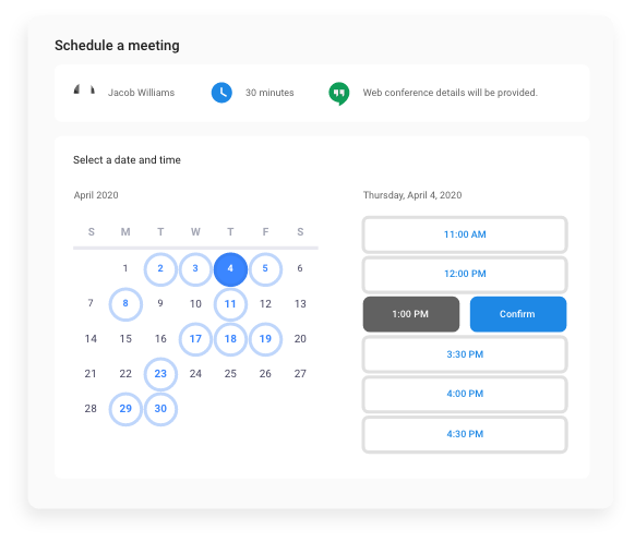 client-management-skills: meeting scheduler, vendasta crm