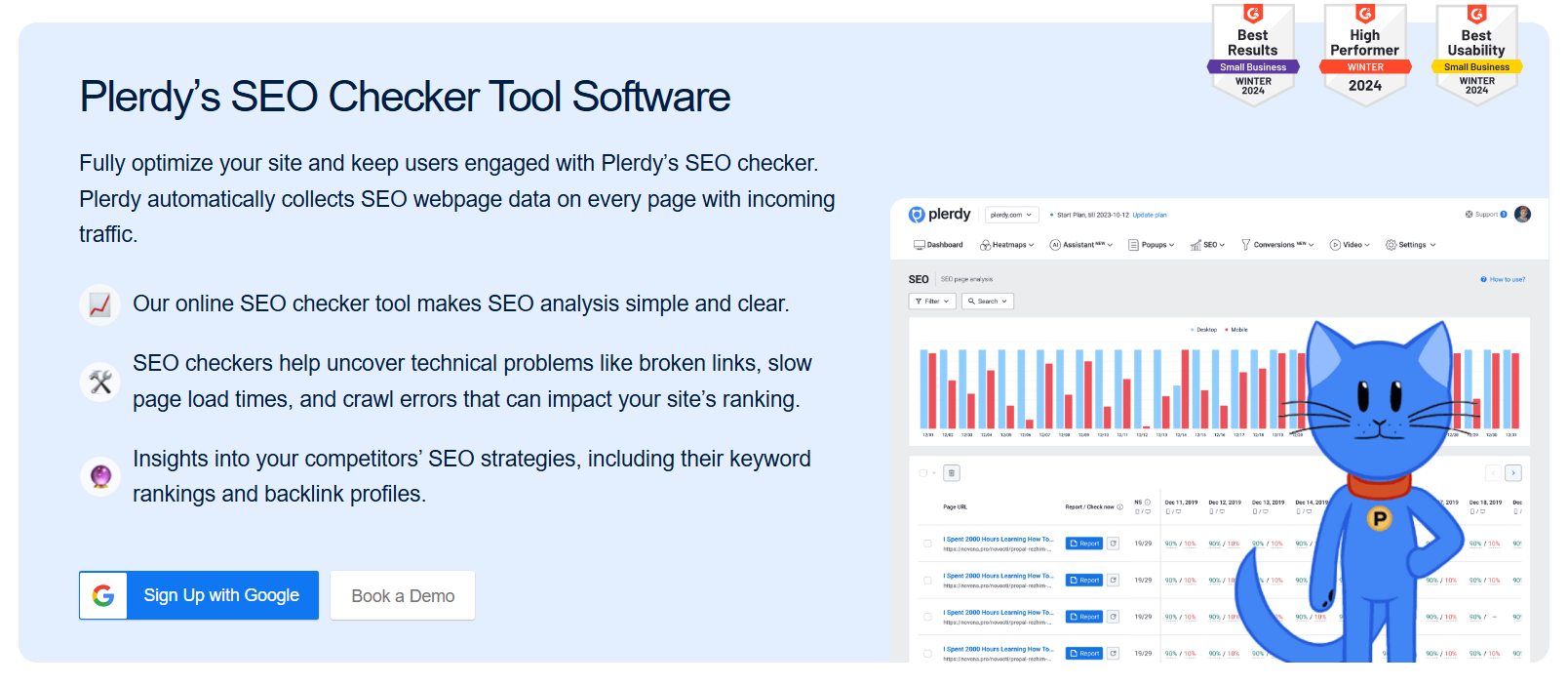 white label seo software for agencies:​ plerdy seo