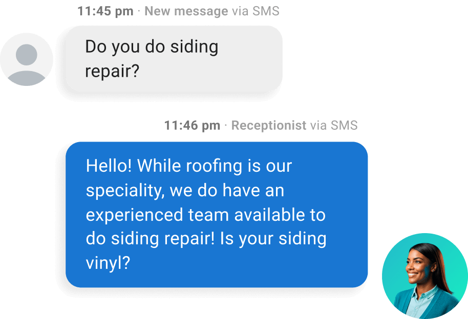 AI Receptionist - booking an appointment