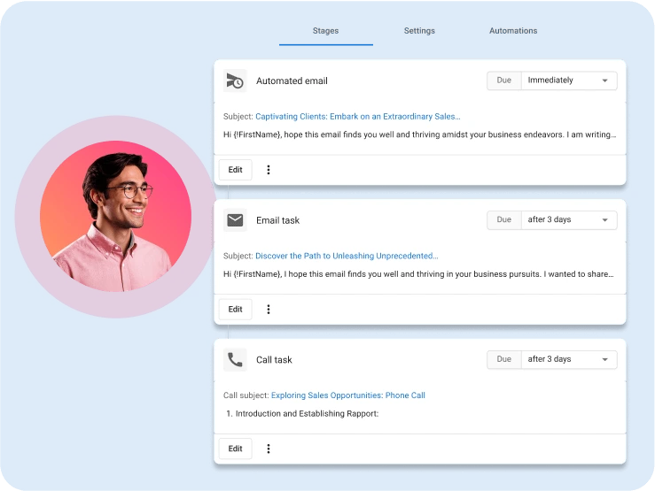 Vendasta's AI Sales Assistant providing transcriptions and actionable summaries of sales conversations to help businesses optimize conversion rates.