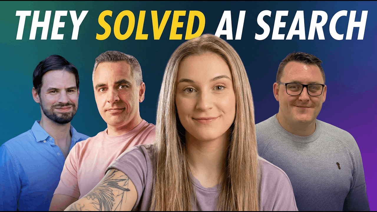 Watch & Learn thumbnail titled They Solved AI Search featuring top AI SEO experts sharing a 30-day AI SEO game plan.