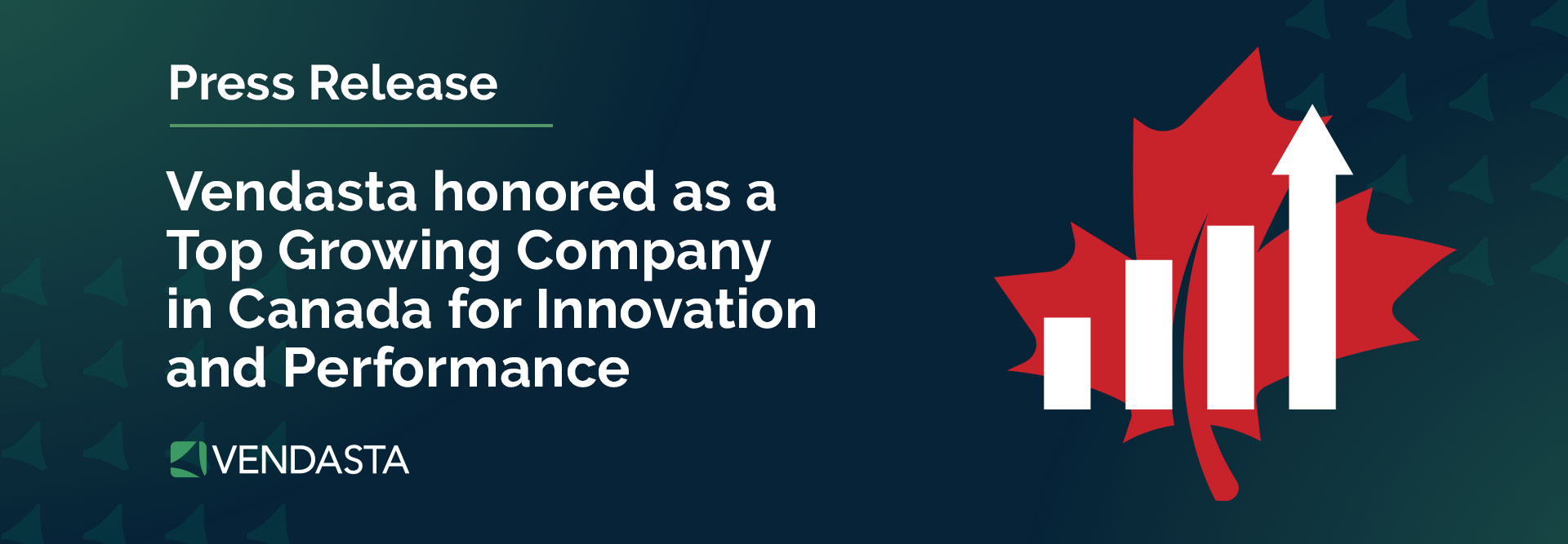 Vendasta Honored as a Top Growing Company in Canada for Innovation and Performance