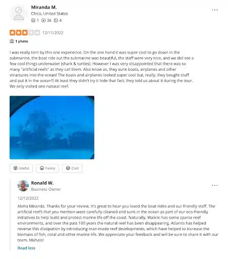 Think of the other readers