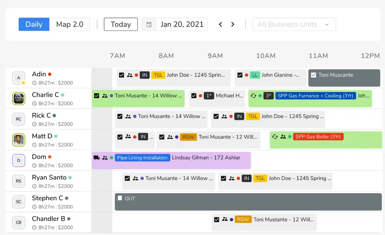 franchise-management-software: service titan, ai tool, vendasta