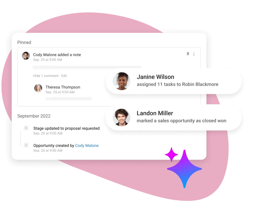 AI lead nurturing: CRM AI