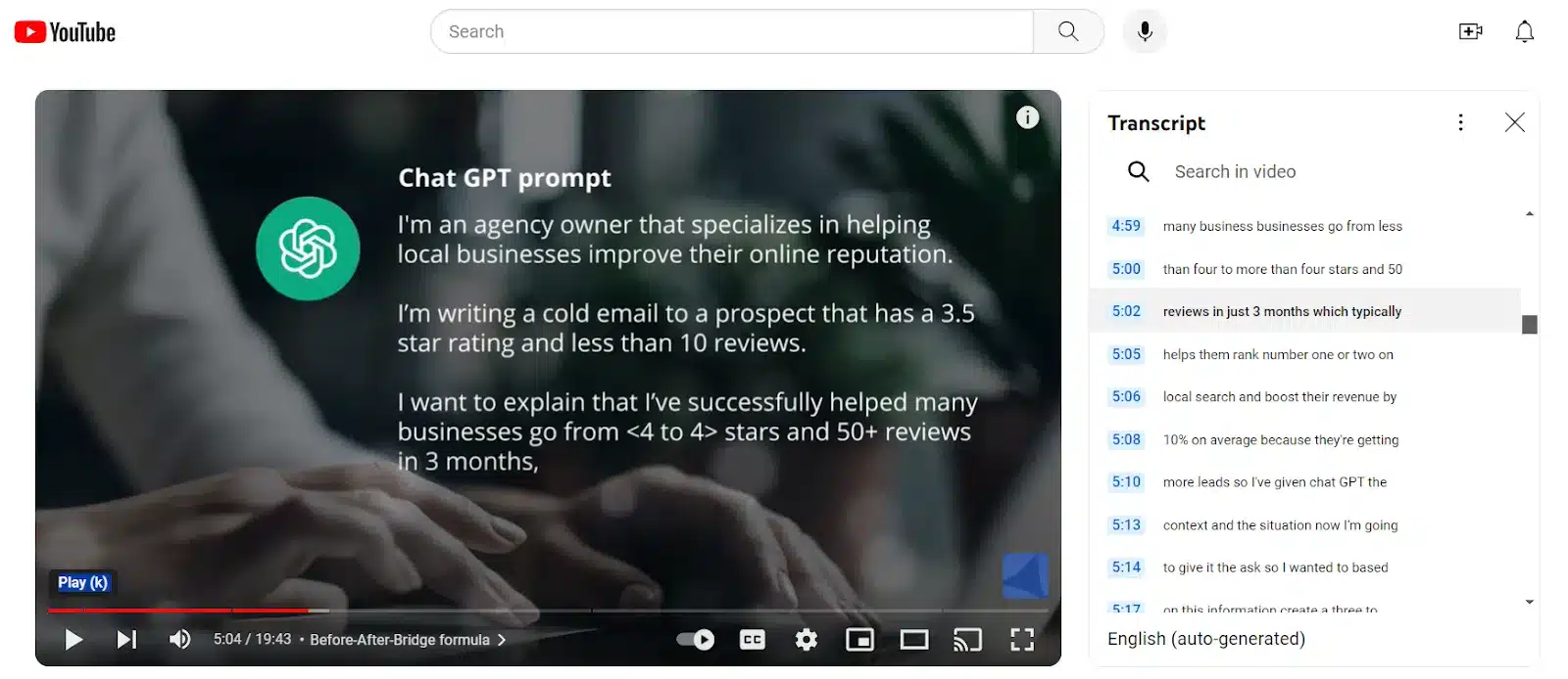 Social marketing campaign