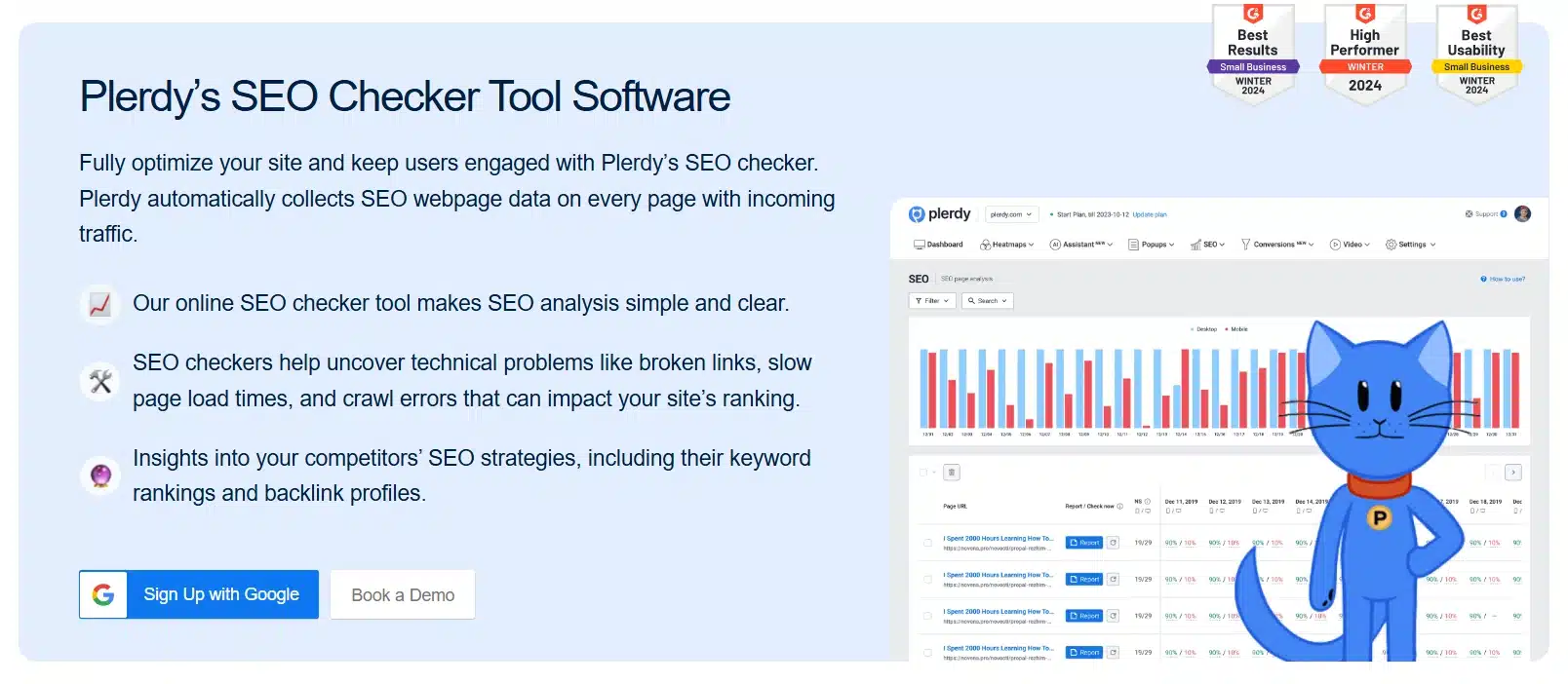 white label seo software for agencies: plerdy seo